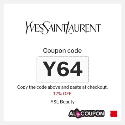 promo yves saint laurent|ysl first order promo code.